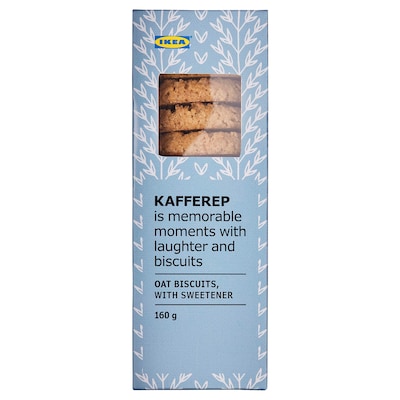 KAFFEREP燕麦饼干,甜味剂,160克