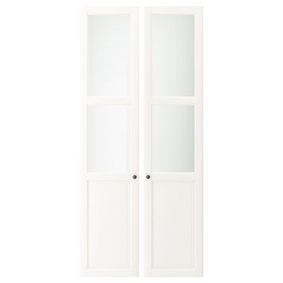 LIATORP型面板/玻璃门,白色,x198 44厘米