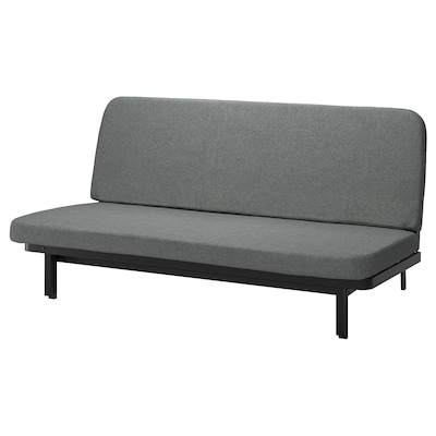 NYHAMN 3三种座位床,口袋弹簧床垫/ Skartofta黑色/浅灰色