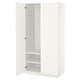 罗马/ BERGSBO衣柜,白色/白色,100 x60x201厘米