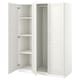 罗马帝国/ TYSSEDAL衣柜组合,白色/白色,150 x60x201厘米