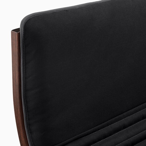 POANG扶手椅,棕色/ Knisa黑色