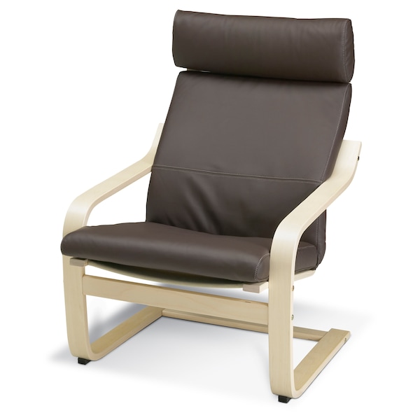 POANG扶手椅垫,Glose深棕色
