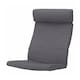 POANG扶手椅垫,Skiftebo深灰色