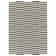 flatwoven斯德哥尔摩2017地毯,手工/条纹的灰色250 x350厘米