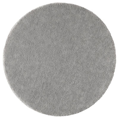 STOENSE地毯、低桩、中灰色,130厘米