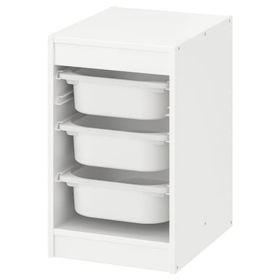 TROFAST存储结合盒、白/白、x44x56 34厘米
