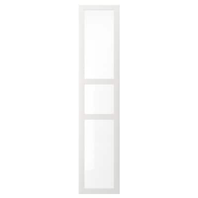 TYSSEDAL门,白色/玻璃,x229 50厘米