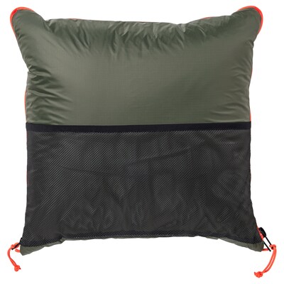 FÄLTMAL枕头/被子，深绿色，75x47 