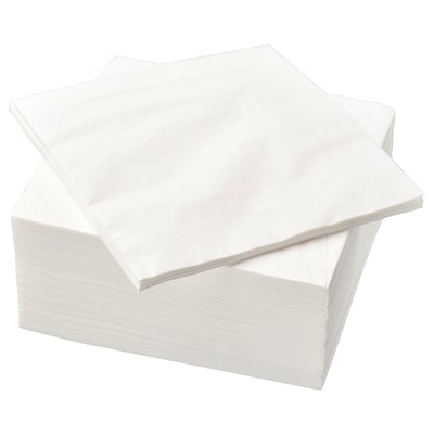 FANTASTISK餐巾纸,白色,15¾x15¾”