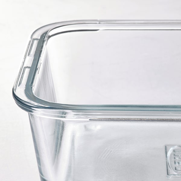 亚博平台信誉怎么样宜家365 +食品容器、矩形/玻璃、34盎司