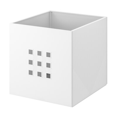 LEKMAN盒子,白色,13 x14½* 13”