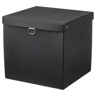 NIMM存储箱盖子,黑色,12½x11¾x11¾”