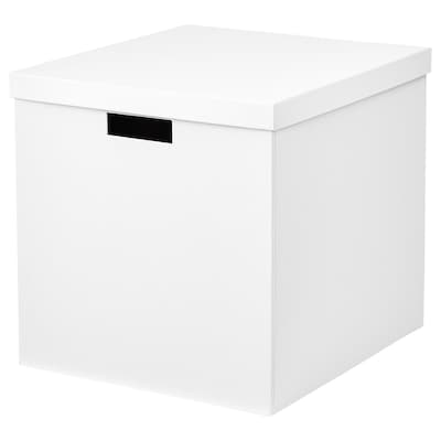 TJENA存储箱盖,白色,12½* 13¾x12½”
