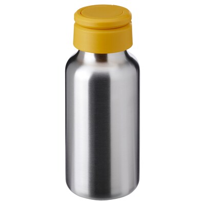 ENKELSPARIG Wasserflasche Edelstahl / gelb, 0.3 l