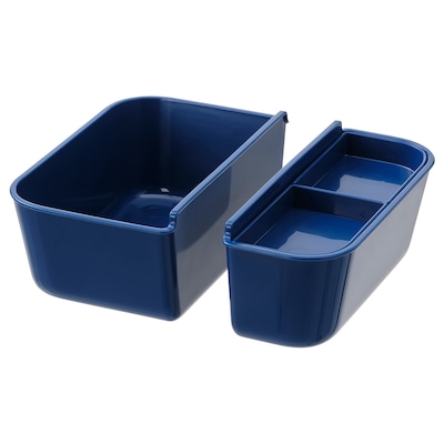亚博平台信誉怎么样宜家365 + Lunchbox-Einsatz 2圣dunkelblau
