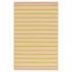 KORSNING Teppich flach gewebt drinnen /德拉瓦河,gelb /罗莎/ gestreift 160 x230厘米