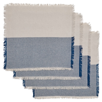 NISSOGA餐巾,格劳/ dunkelblau 35 x35厘米