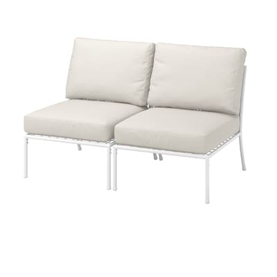 SEGERON 2 er-sofa / außen weiß/米色/ Froson / Duvholmen米色