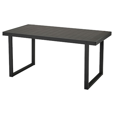 VARMANSO Tisch / außen dunkelgrau 161 x93厘米