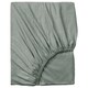 VARVIAL Spannbettlaken graugrun 160 x200型cm
