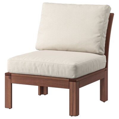 APPLARO安乐椅,户外,棕色染色/ Froson / Duvholmen米色,x80x84 63厘米