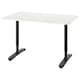 BEKANT桌子,白色/黑色,120 x80厘米