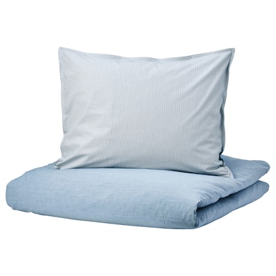 BLAVINDA被套和枕套,淡蓝色,150 x200/50x60厘米