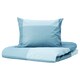 BRUNKRISSLA被套和枕套,淡蓝色,150 x200/50x60厘米