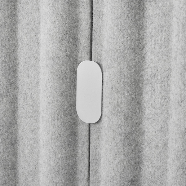 EILIF屏幕,独立式的,灰色/白色,80 x150厘米