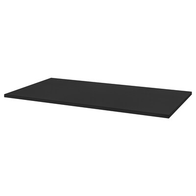 IDASEN桌面,黑色160 x80厘米