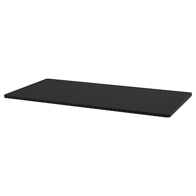 IDASEN桌面,黑色140 x70厘米