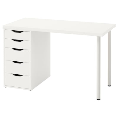 LAGKAPTEN /亚历克斯的桌子,白色,x60 120厘米