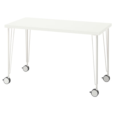 LAGKAPTEN / KRILLE桌子,白色,x60 120厘米