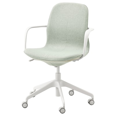 LANGFJALL会议椅扶手,贡纳亮绿色/白色
