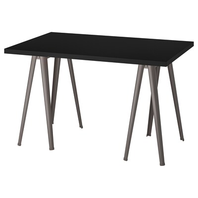 MALVAKT / NARSPEL办公桌,黑色/深灰色120 x80厘米
