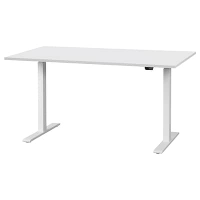 RODULF办公桌坐/站,白色,140 x80厘米