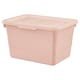 SOCKERBIT盒子,盖子,粉红色,19 x26x15厘米