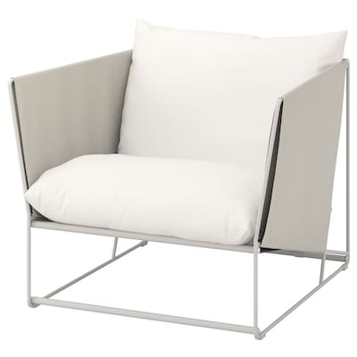 HAVSTEN Sessel drinnen / draußen,米色,98 x94x90厘米