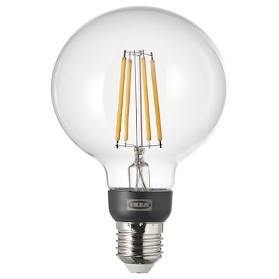 TRADFRI LED-Leuchtmittel E27 470 lm、智能kabellos dimmbar / behagliches Warmweißklar / rund
