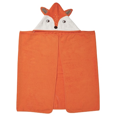地中海BRUMMIG Handklæde hætte ræveformet /橙色,70 x140厘米