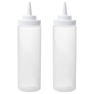 GRILLTIDER Blød plastflaske,塑料/透明,330毫升