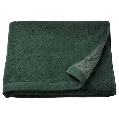 HIMLEAN Badehandklæde mørkegrøn / meleret 70 x140厘米