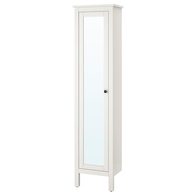 HEMNES高柜的玻璃门,白色,x31x200 49厘米
