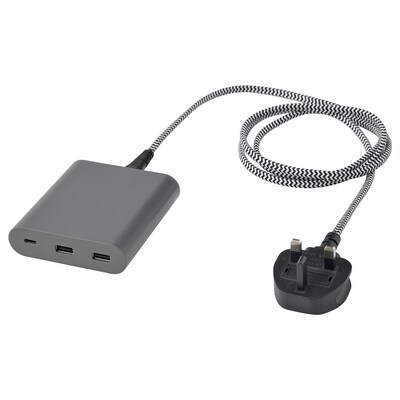 ASKSTORM 40 w USB充电器,深灰色