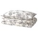 JUNGFRUNAVA被套和枕套,白色/灰色150 x200/50x80厘米