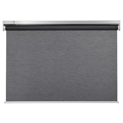 KADRILJ遮光窗帘,智能无线/电池的灰色,x195 60厘米