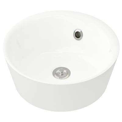 KATTEVIK台面洗手盆,白色,40厘米