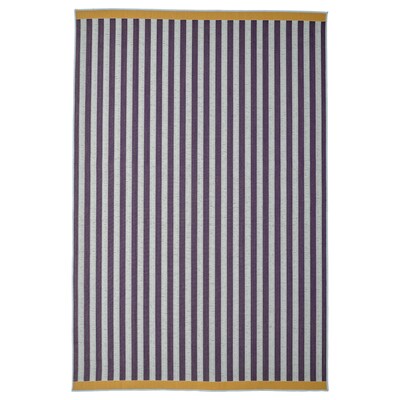 KORSNING地毯flatwoven /户外,多色浅蓝色/条纹160 x230厘米