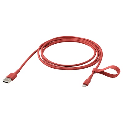 LILLHULT USB-A闪电,红色,1.5米